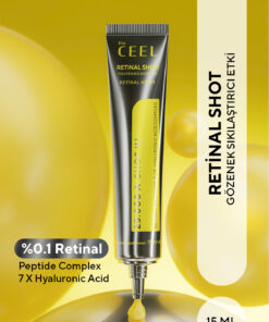 The Ceel Retinal Shot %0,1 Sıkılaştırıcı & Güçlendirici Krem Retinal,7x Hyaluronic Acid, Q10 15 ml