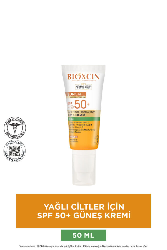 Bioxcin Sun Care Spf 50 Çok Yüksek Korumalı Güneş Kremi 50 ml Karma Yağlı Cilt - Kolajen Hyaluronik - Görsel 2