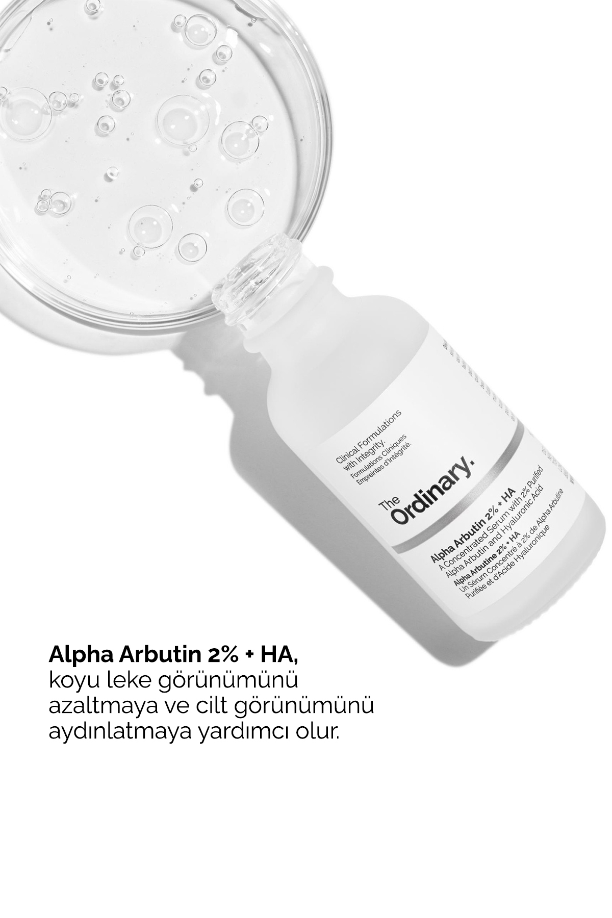 The Ordinary Alpha Arbutin 2% + HA - Koyu Leke Görünümü Karşıtı Serum - Görsel 3