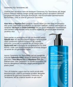Alternative view of Ceremony Hyaluronik Asit Temizleme Jeli 400 ml | Nemlendirici Bariyer Dostu Cleanser