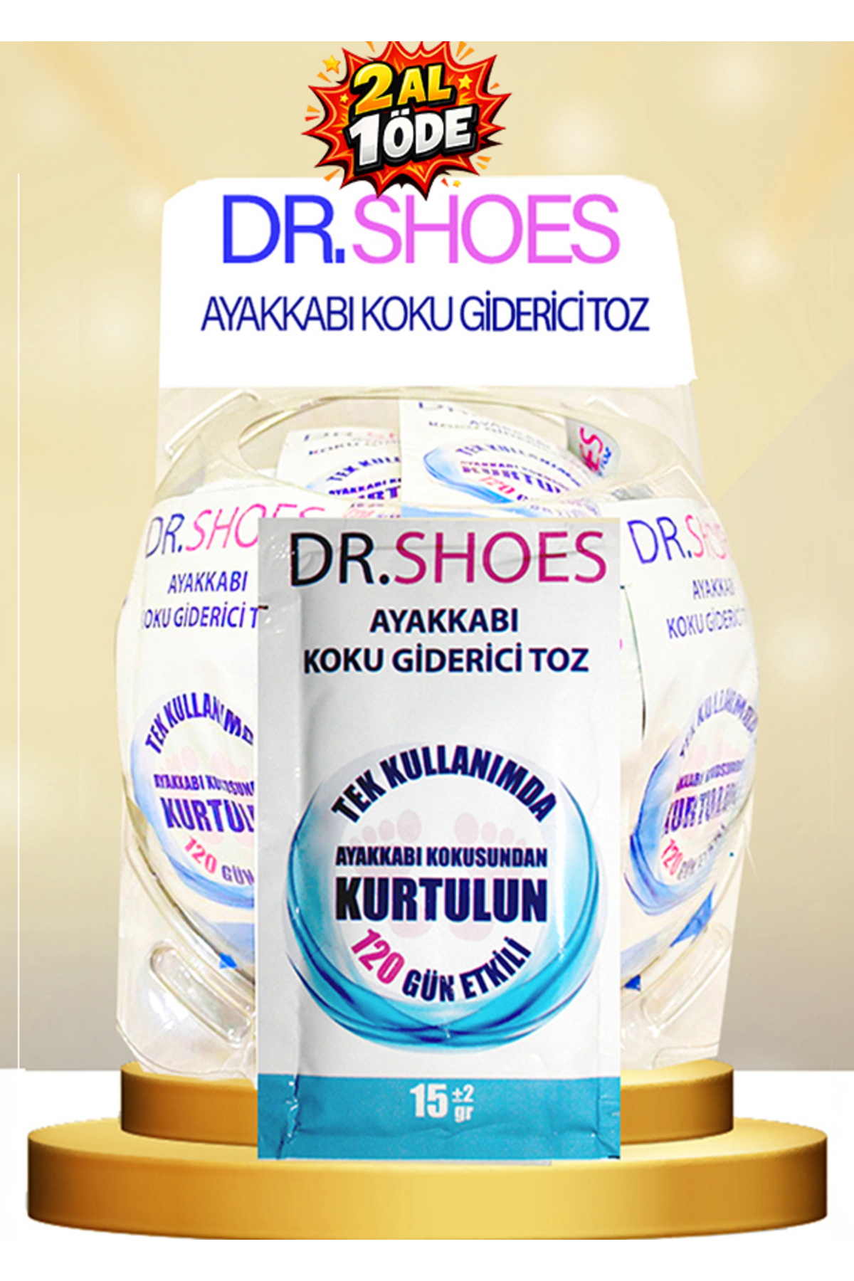 DR. SHOES 5 Adet Ayak Koku Giderici - Ayakkabı Koku Giderici Toz 120 Gün Etkili.DR.SHOES ile Ayak Kokusuna Son