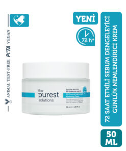 The Purest Solutions 72 Saat Etkili Sebum Dengeleyici Su Bazlı Günlük Nemlendirici Krem 50ml