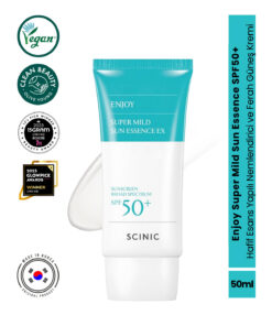 Scinic Enjoy Super Mild Sun SPF50+ Makyaj Altına Uygun Nemlendirici Güneş Kremi 50 ml