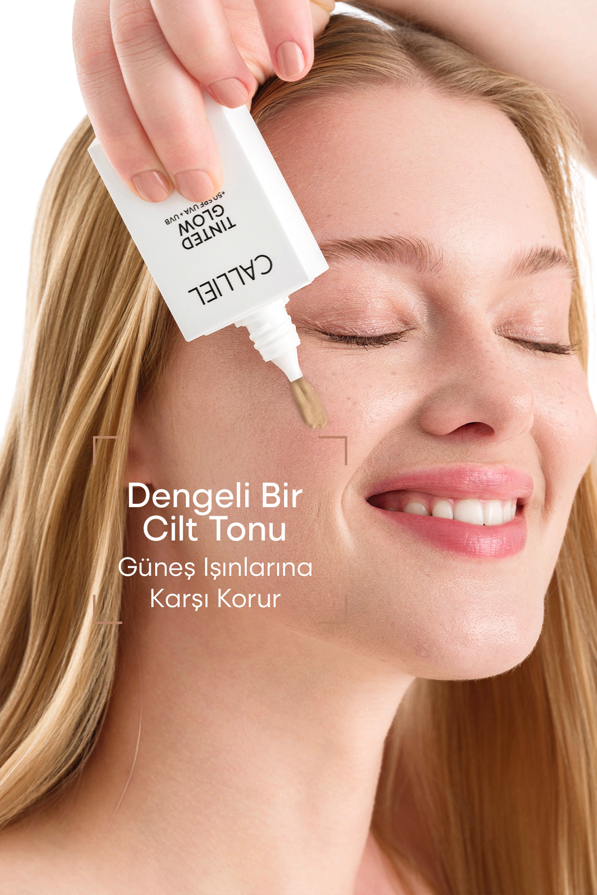 CALLİEL Günlük Renkli Likit Güneş Kremi Hafif Yapı Ton Eşitleyen +SPF 50 – 02 - 50 ml - Görsel 3
