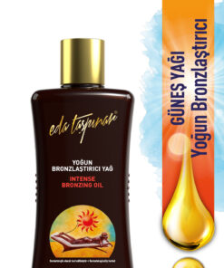 Eda Taşpınar Yoğun Bronzlaştırıcı Güneş Yağı SPF 0 – Yoğun Bronzluk & Buğday/Koyu Tenler İçin 200 m