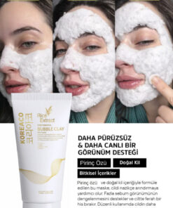 KOREACO Pirinç Özlü Mucize Bubble Clay Yüz Maskesi | Beyazlatıcı Aydınlatıcı Köpüren Yüz Maskesi 100 ml - Görsel 3