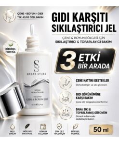 SHAPE STORE Gıdı ve Boyun Toparlayıcı & Sıkılaştırıcı Jel 50 ml V Shape Neck Lift Jawline Belirginleştirici Jel