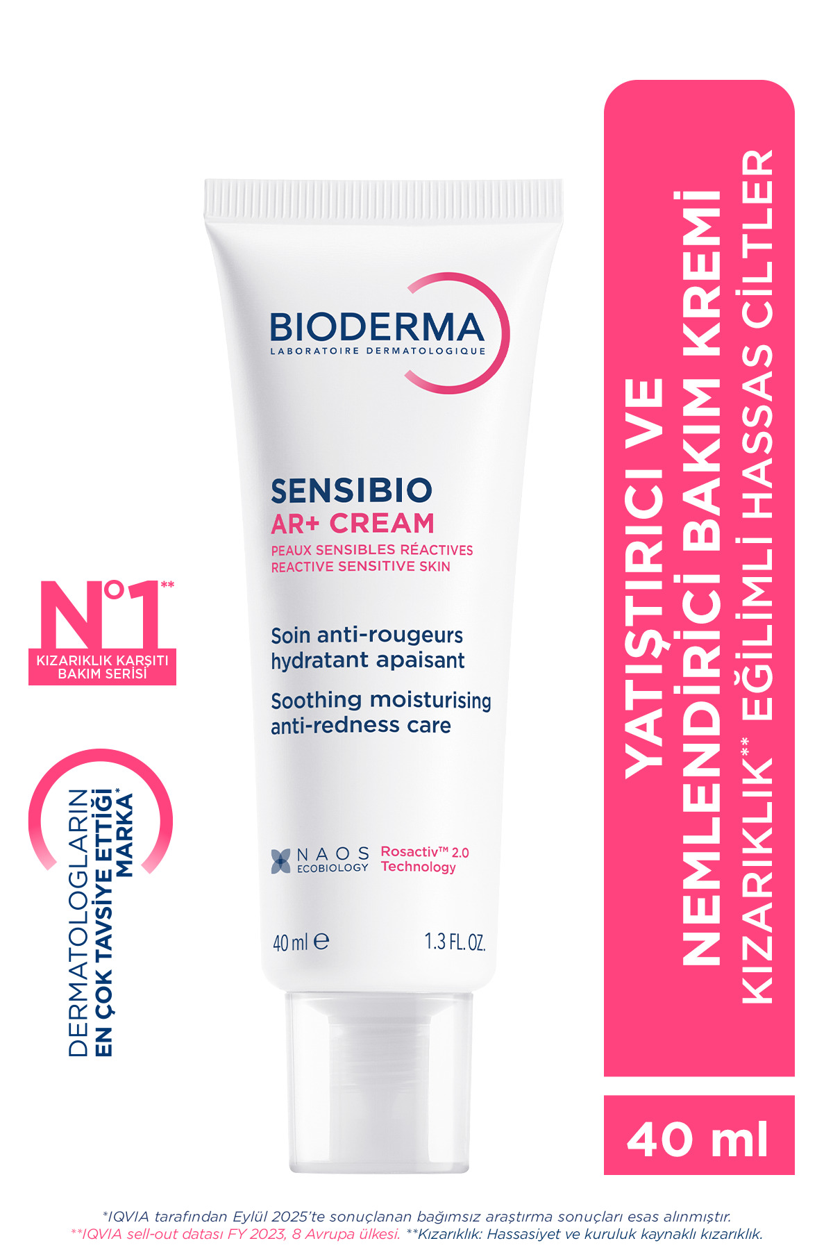 Bioderma Sensibio AR+ Cream Hassas Ciltler Kızarıklık Karşıtı Nemlendirici Bakım Kremi 40 ML
