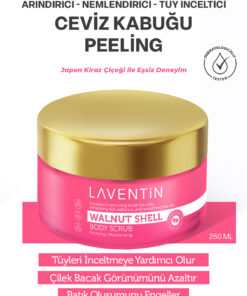 Laventin Tüy Azaltıcı ve -Besleyici Arındırıcı Nemlendirici Anında Batık Karşıtı El-Vücut Peelingi
