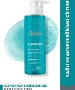 Avene Cleanance Yağlı ve Akneye Eğilimli Ciltler için Matlaştırıcı Yüz Temizleme Jeli 400 ml