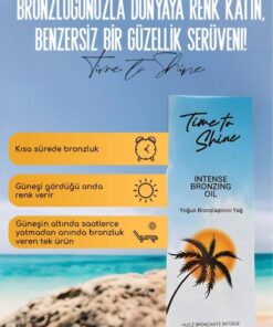 time to shine Selin Özbey Bronzlaştırıcı Güneş Yağı 200ml