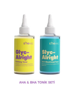 s'hevec AHA+BHA Tonik Seti GLYC-ALRIGHT ve SLYC-ALRIGHT
