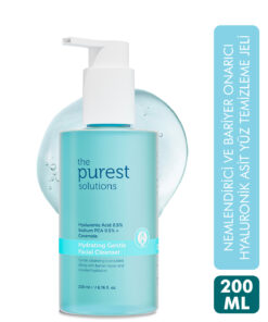 The Purest Solutions Kuru ve Karma Ciltler için Nemlendirici ve Bariyer Onarıcı Temizleme Jeli 200 ml