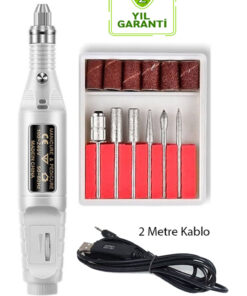 Nail Master Usb Elektrikli Yeni Nesil Tırnak Törpü Seti Manikür Pedikür Protez Ayak Nasır Mantar Freze Makinesi