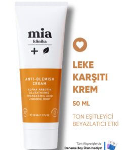 mia klinika Cilt Beyazlatıcı, Ton Eşitlemeye Yardımcı Leke Kremi