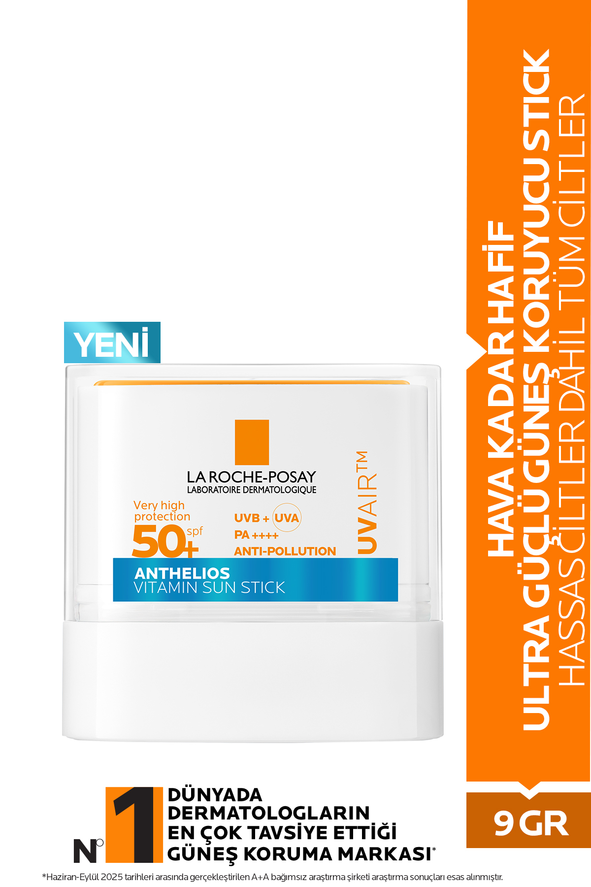 La Roche Posay Anthelios UV Air SPF50+ Ultra Güçlü Stick Güneş Koruyucu 10 ml/ 9gr