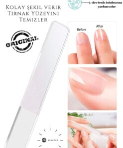Nanopro Tırnak Törpüleme Aleti Cam Malzeme Parlatma Manikür & Pedikür Zseries