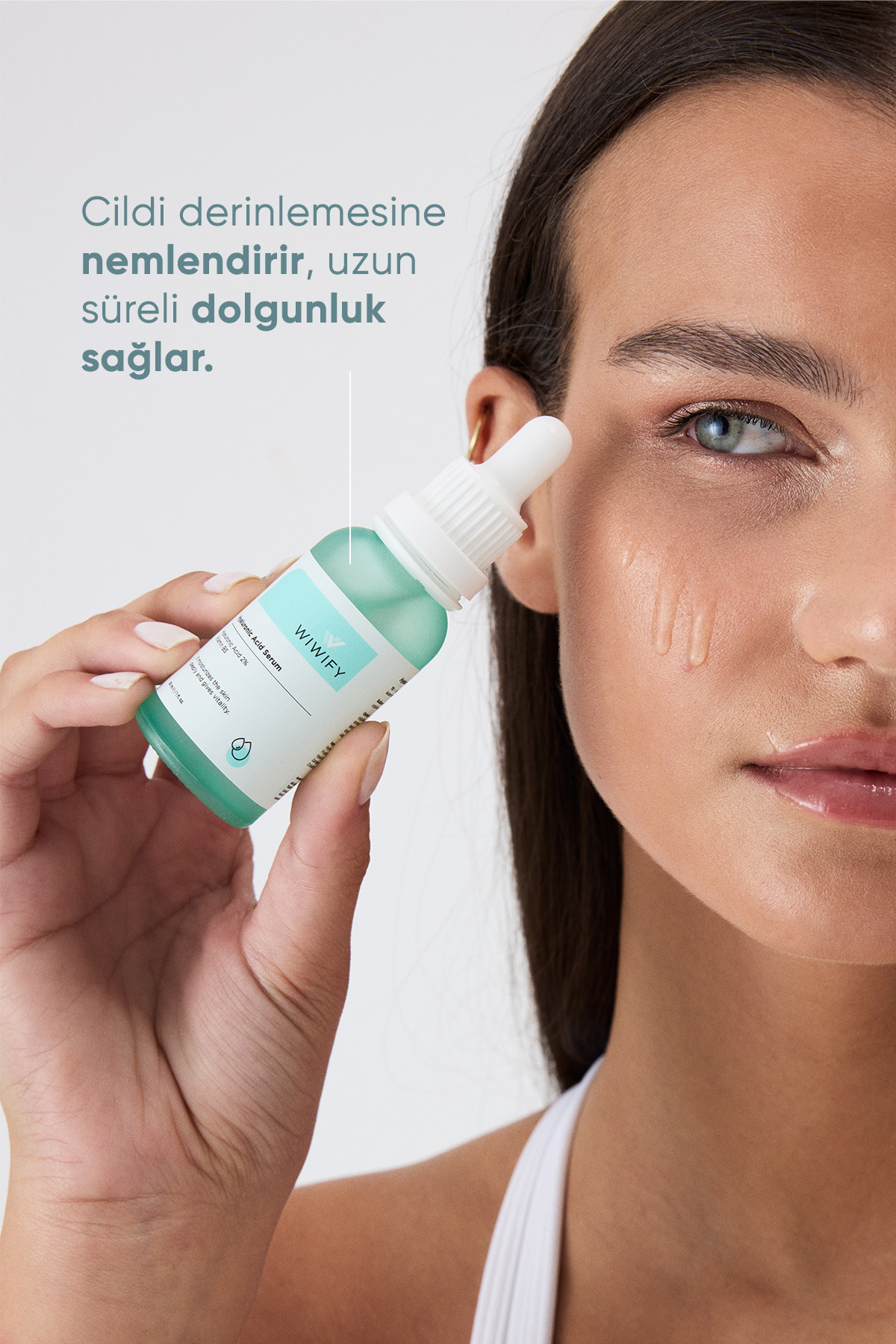 WIWIFY Yoğun Nemlendirici ve Onarıcı Hyaluronic Acid Serum (Hyaluronic Acid 2% + Vitamin B5) - Görsel 3