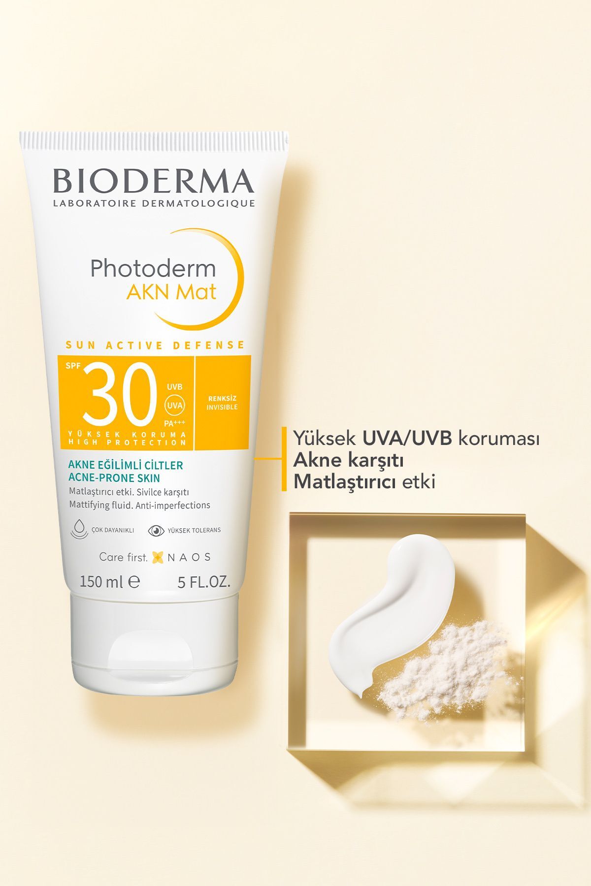 Bioderma Photoderm AKN Mat SPF30 Yağlı & Akne Eğilimli Ciltler Sivilce Karşıtı Güneş Kremi 150 ML - Görsel 3