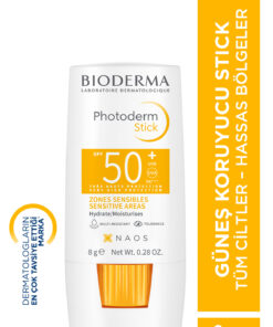 Bioderma Photoderm Stick SPF50+ Hassas&Tüm Ciltler İçin Çok Yüksek Korumalı Stick Güneş Kremi 8 gr