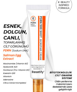 RESETIFY PDRN 500 Shot Biorepair Biyoteknoloji Onarıcı Krem 40 ML