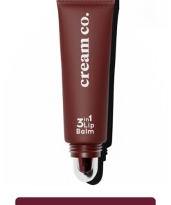 Cream Co. Nemlendirici Parlatıcı 3in1 Lip Balm | Dudak Bakım | Black Cherry Bordo | Hyaluronik Asit Seramid