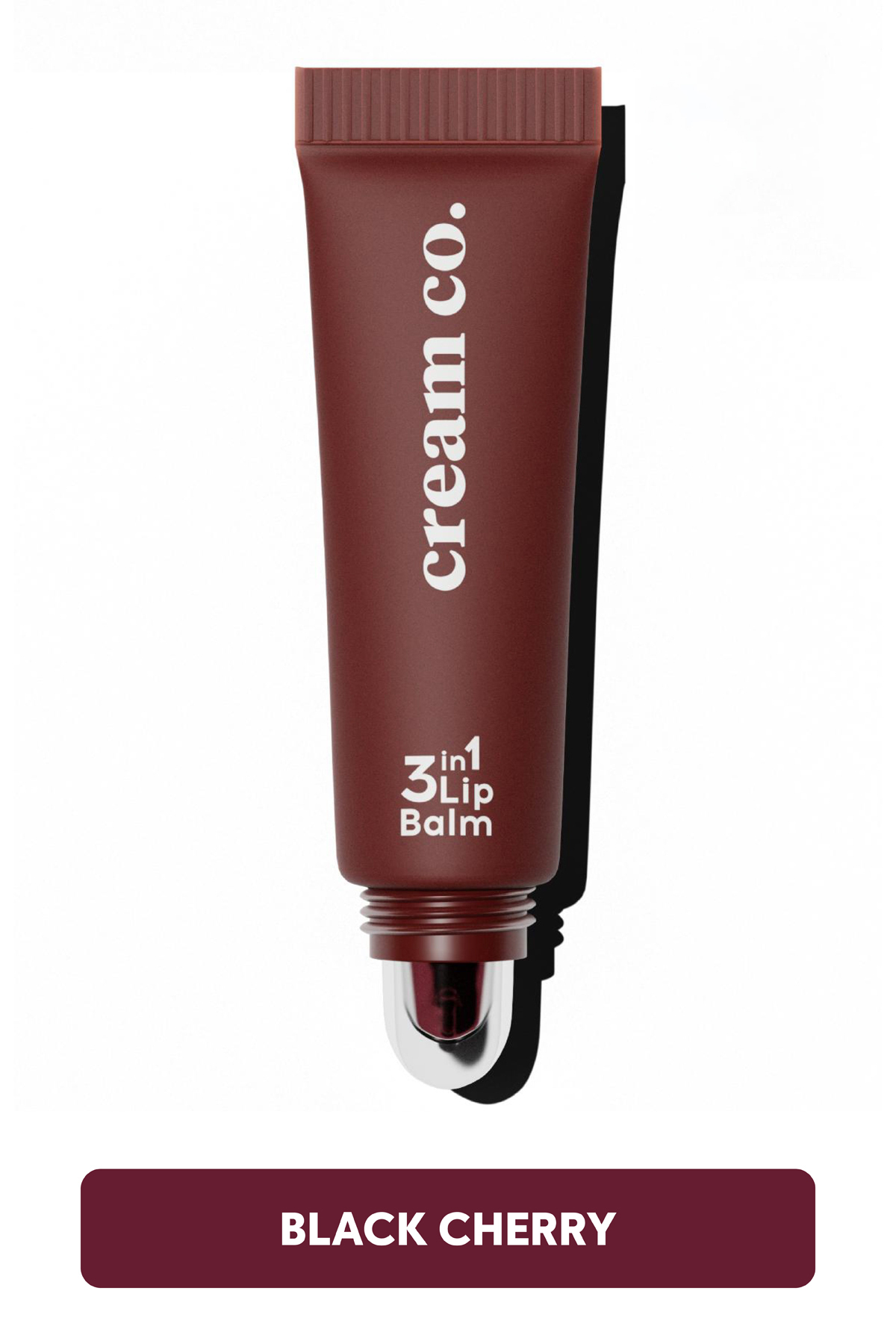 Cream Co. Nemlendirici Parlatıcı 3in1 Lip Balm | Dudak Bakım | Black Cherry Bordo | Hyaluronik Asit Seramid