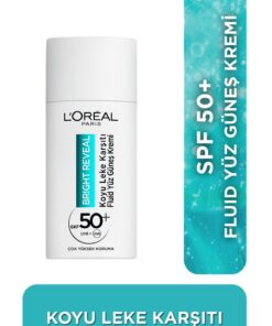 L'Oreal Paris L'oréal Paris Bright Reveal Spf 50+ Koyu Leke Karşıtı Fluid Günlük Yüz Güneş Kremi 50ML