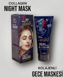 Egş DERMA delete COLLAGEN GECE MASKESİ NIGHT MASK yaşlanma karşıtı antiaging