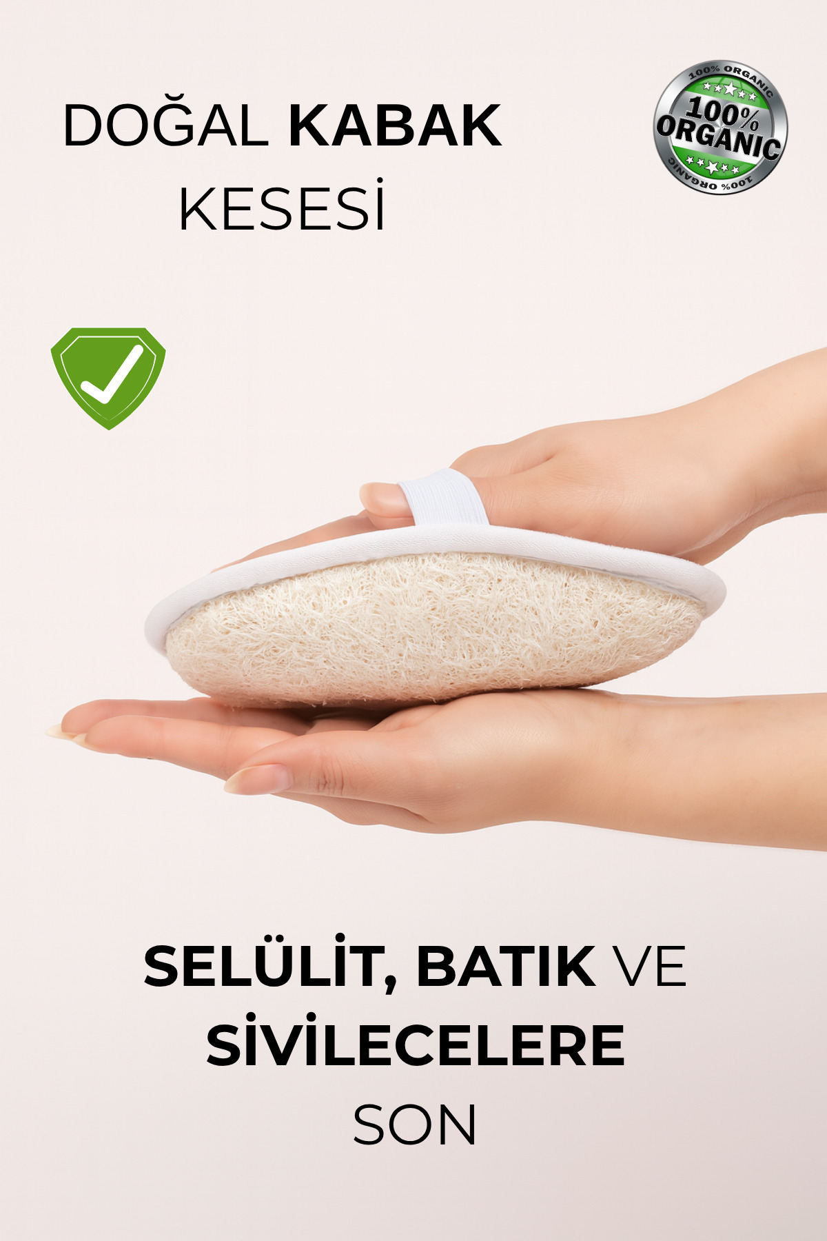 BEYZANA 0 Doğal Kabak Kesesi Lif Selülit Ve Batık Karşıtı
