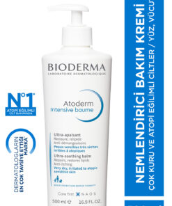 Bioderma Atoderm Intensive Baume Nemlendirici Bakım Kremi 500 ml PUANSIZDIR