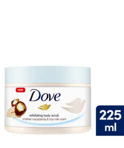 Dove Vücut Peelingi Macademia Fındığı Ve Pirinç Sütü 225 ml X1