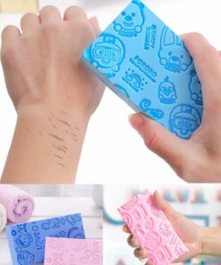İndirimKap Banyo Vücut Duş Süngeri Sihirli Vücut Ölü Deri Sökücü Vücut Masaj Peeling Fırçası Süngeri