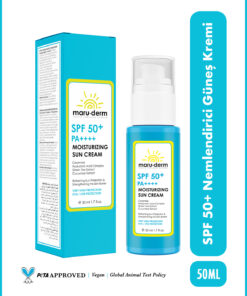Maru.Derm Nemlendirici Güneş Kremi SPF 50+ PA++++ | Yeni Nesil Kore Filtreli 50 ML