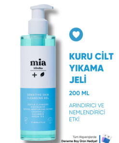 mia klinika Hassas ve Kuru Ciltler İçin Yüz Yıkama Jeli