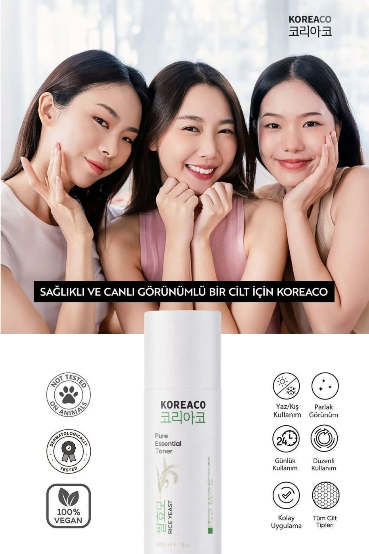 KOREACO Pirinç Mayası Toniği - Görsel 3