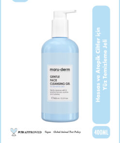 Maru.Derm Hassas Ve Atopik Ciltler Için Yüz Temizleme Jeli 400 ML