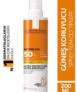 La Roche Posay Anthelios SPF50+ Invisible Yüksek Korumalı Vücut Güneş Kremi Spray 200ml 333787569683
