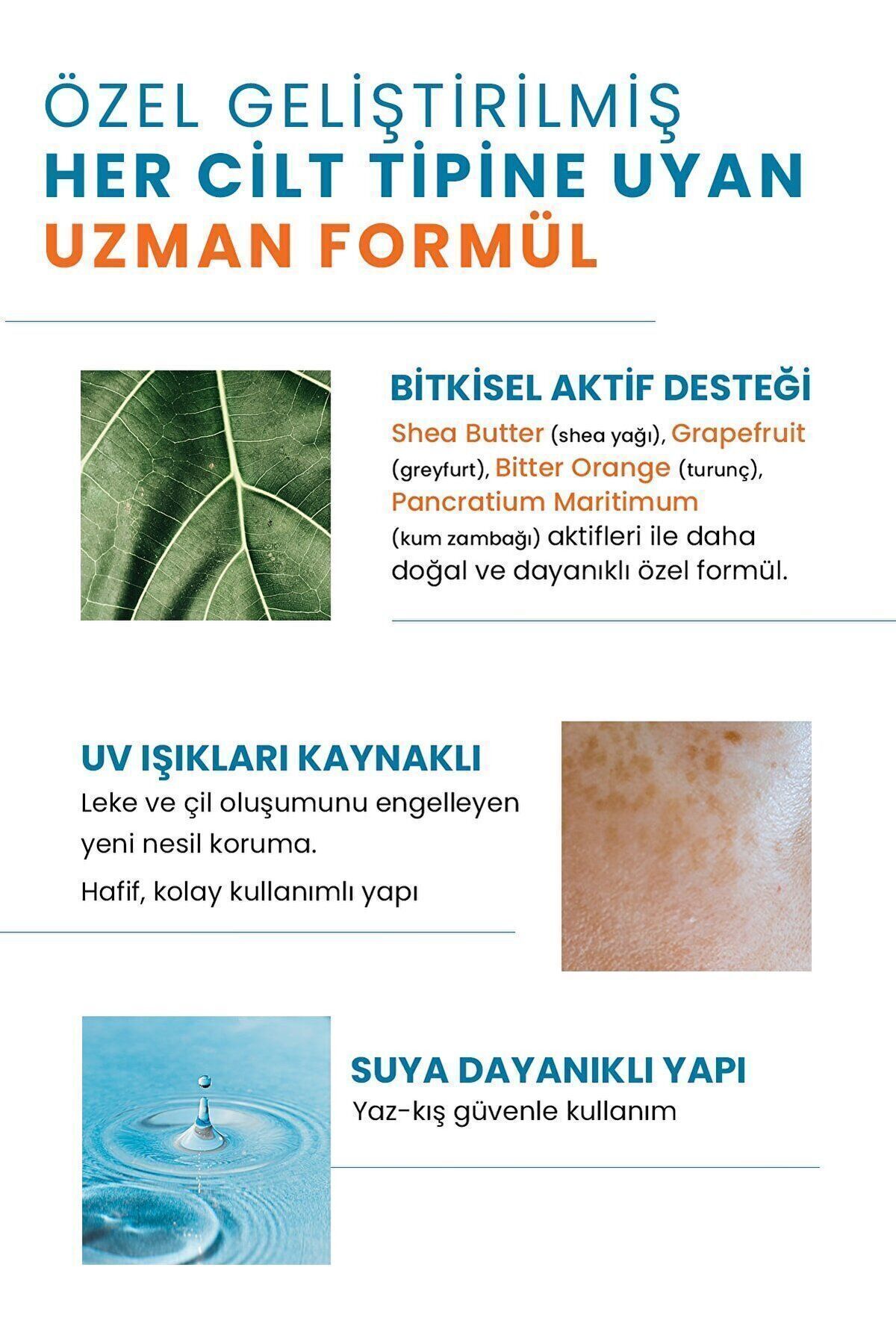 PROCSIN Yüksek Uv Korumalı Koyu Leke Önleyici Spf 50 Güneş Kremi 50 ml - Görsel 3