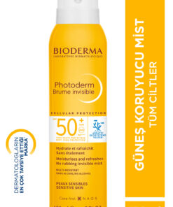 Bioderma Photoderm Sun Mist SPF50+ Tüm Ciltler İçin Yüz&Vücut Yüksek Korumalı Sprey Güneş Kremi 150 ML