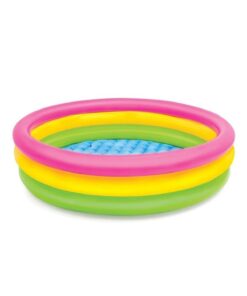 Intex Renkli Şişme Taban 3 Bölmeli Havuz 114X25 Cm