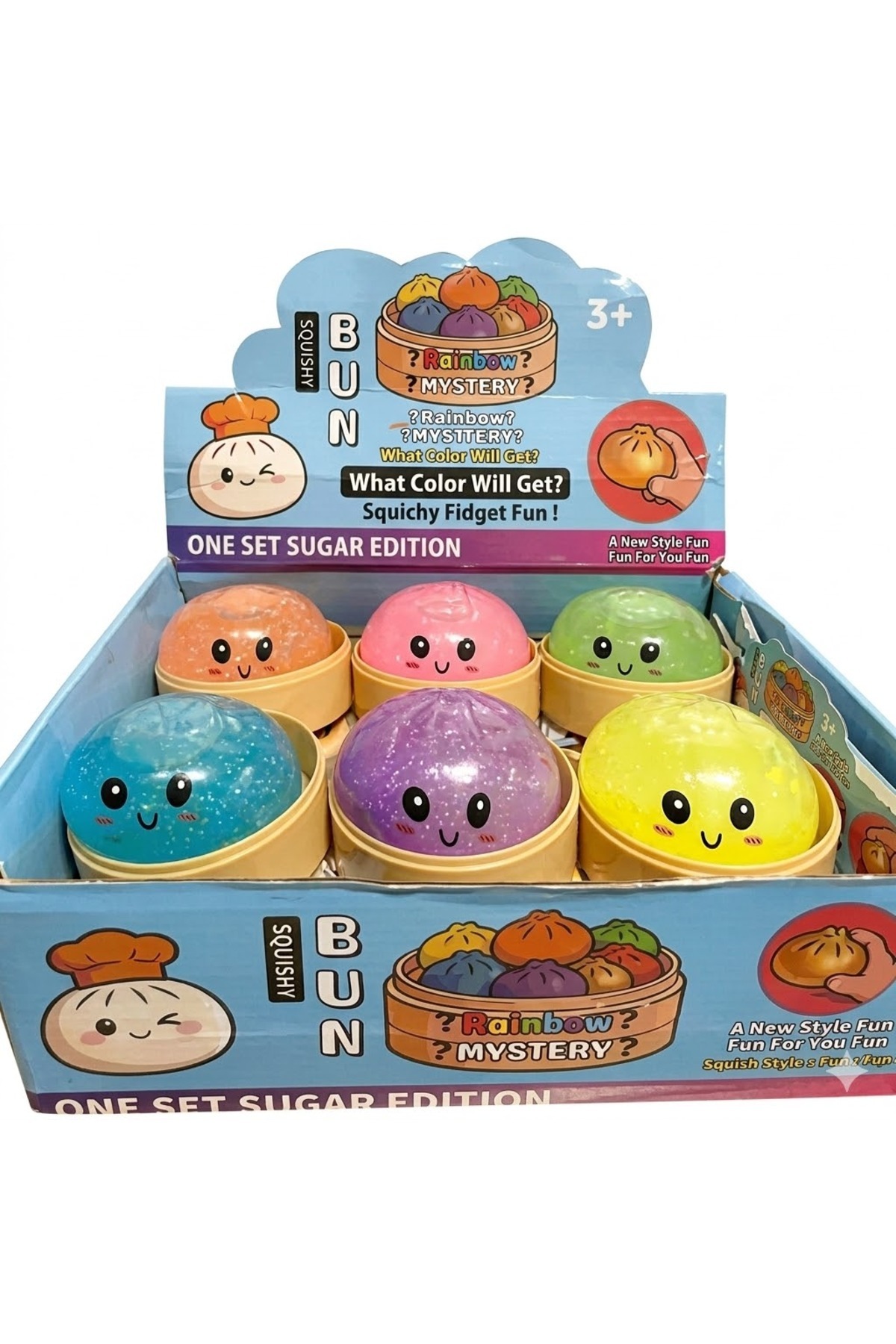 Generic Gizemli Paket Renkli Mantı Squishy - Gizemli renk