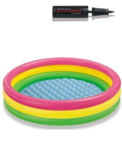 Intex Şişme Tabanlı 3 Boğumlu Sunset Havuz ve Pompa 114x25 cm 57412.