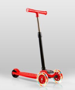 Triathlon T212-K Katlanabilir LED Işıklı Scooter | Ayarlanabilir Yükseklik | Arka Fren | 3 Tekerlek | 3+ Yaş
