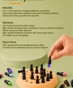 Alternative view of M&H Smart Chess Hafıza Oyunu - Zihin Açıcı Gelişimi Destekleyen Oyun