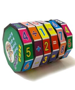 Genel Markalar Eğitici Matematik Zeka Küpü - Sihirli 4 İşlem ve Çarpım Tablosu Oyuncak