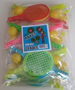 Toys 24 Takım Oyuncak Plastik Raket Okul Öncesi Öğrenciye Hediye Doğum Günü Hediyesi