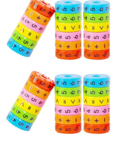 UĞURDAN Matematik İşlem Küpü Eğitici Oyuncak Zeka Küpü 6 Adet - Karne Hediyesi