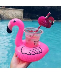 Şeker Ofisi Flamingo Deniz Yatağı Şişme Bardak Tutucu