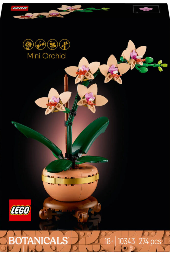 LEGO ® Botanicals Mini Orkide 10343 – Anneler Günü Hediyesi Yapay Çiçek Modeli Yapım Seti (274 Parça) - Görsel 3